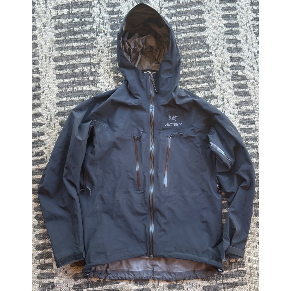 Arcteryx Jacket Alpha LT Men's M Black Gore-Tex Pro Made Canada 12698 2013